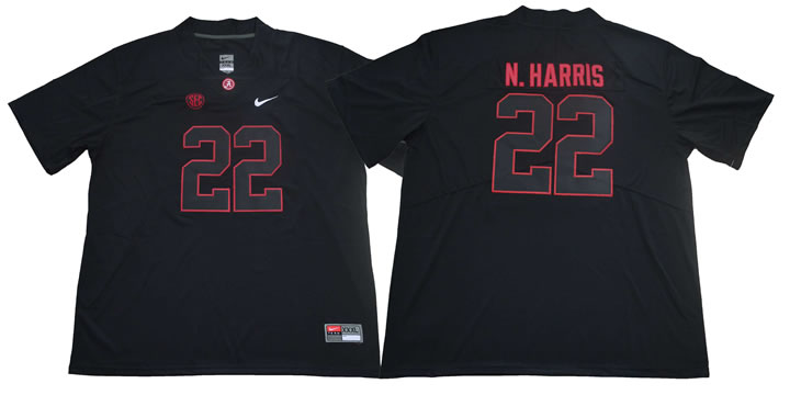 Alabama Crimson Tide 22 Najee Harris Black College Football Jersey,We sell and wholesale Alabama Crimson Tide 22 Najee Harris Black College Football Jersey on line form chian!